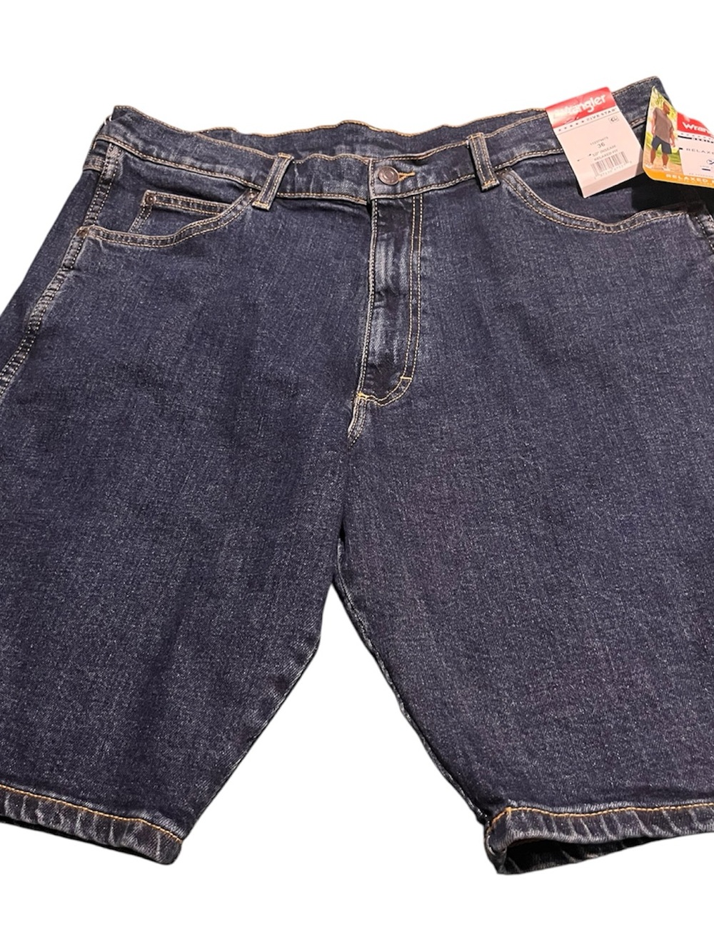 Wrangler Men's Indigo Denim Jean Shorts